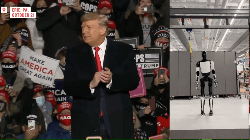 Elon Musk khoe Optimus nhảy điệu giống ông Trump